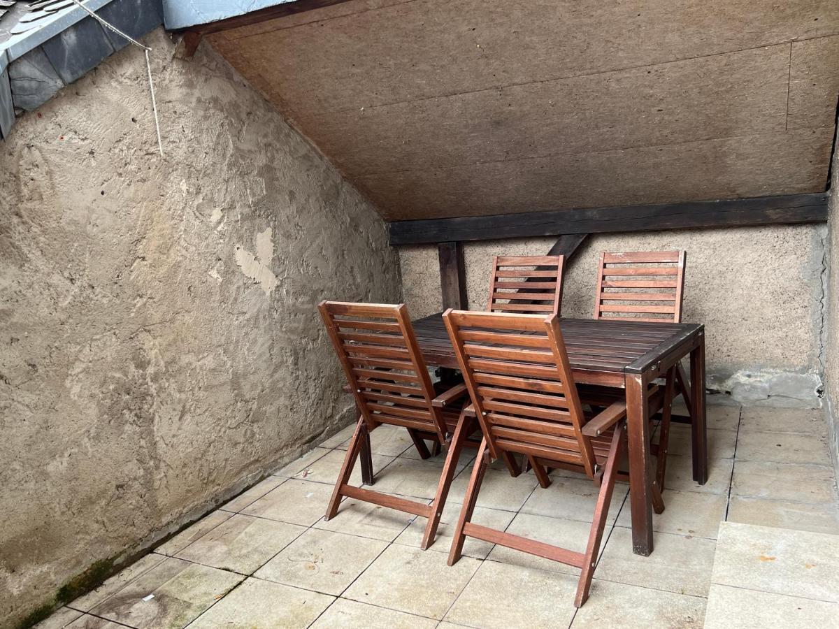 Ferienwohnung Direkter Moselblick I Altbau I 4 Personen I Terrasse Sankt Aldegund Exterior foto