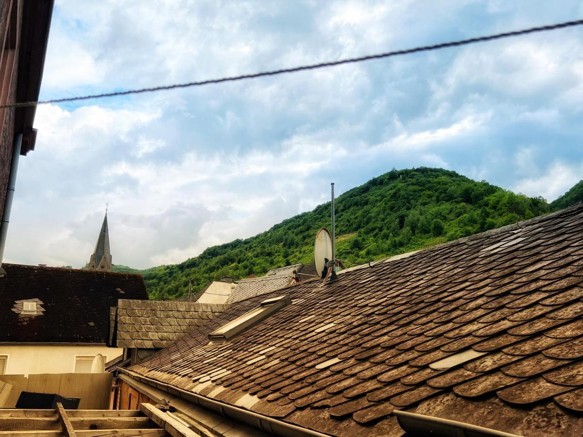 Ferienwohnung Direkter Moselblick I Altbau I 4 Personen I Terrasse Sankt Aldegund Exterior foto